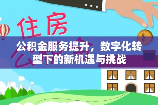 赫章公积金服务提升，数字化转型下的新机遇与挑战