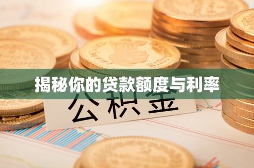 赫章揭秘你的贷款额度与利率